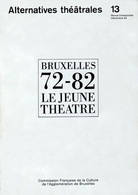 Рис. 1. Выпуск журнала 13 – Bruxelles 72-82 Le jeune théâtre
